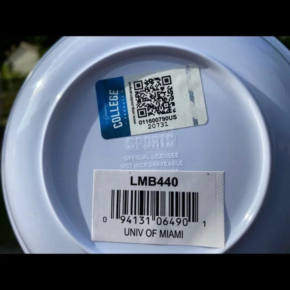 University of Miami Cereal Bowl - Picture 2 of 3